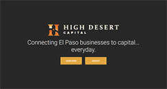 Desktop Screenshot of highdesertcap.com