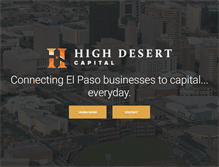 Tablet Screenshot of highdesertcap.com